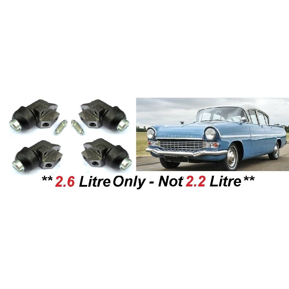 FRONT BRAKE WHEEL CYLINDERS x4 (Vauxhall Velox PA) (**2.6 Litre Only**) (**From 1960- 62**)